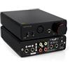 AOSHIDA TOPPING L50 NFCA Amplificatore per Cuffie Bilanciato, TRS/RCA a 6.35mm/4-Pin-XLR Amplificatori per Cuffie, 3500mW×3500mW Amplificatore per Cuffie (Nero)