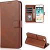 CTIUYA Cover per iPhone SE 2022 / iPhone SE 2020 / iPhone 8 /iPhone 7 Custodia Cover in Pelle Portafoglio a Libro Flip Case Cover con Porta Carte Magnetica Protettiva Completa Cover Custodia,Marrone