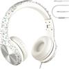 LilGadgets Connect+Pro Cuffie per ragazze per la scuola - Progettate pensando al comfort dei bambini, Cuffie over-ear pieghevoli con microfono in linea. Cuffie per la scuola, Unicorni magici