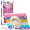 ProCase Custodia per Lenovo Tab One 8,7 Pollici 2025/ Tab K9 Copertura Protettiva Resistente Agli Urti Supporto Girevole con Tracolla Maniglia -Colorato