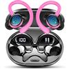 chalvh Cuffie Bluetooth Sport, Auricolari Bluetooth 5.4 HiFi Stereo, 50H Cuffie Wireless CVC 8.0 Cancellazione Rumore, Ricarica Rapida USB-C, Cuffiette Bluetooth IP7 Impermeabil per Running Palestra Correre