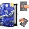 UPFKFOJZX Custodia per e-reader Onyx Boox Go 6 da 6 pollici, leggera custodia protettiva in pelle PU con cinghia da polso / auto sleep/wake (XK)