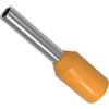 AUPROTEC Puntalini isolati 0,34-50 mm² Terminali a Bussola: 100 pezzi, 0.5 mm² Arancio