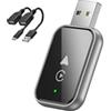 CYQLMM Adattatore Carplay Wireless per Mercedes Benz GLA Class 2016 2017 2018 2019 2020 2021 2022 2023, Plug And Play Connessione Bluetooth Stabile Slim Supporto Multi-Utente,A