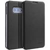 doupi Deluxe FlipCase per Samsung Galaxy S10E, Protezione Custodia Ultra Slim Magnete Flip Cover Protettiva Book Style Etui Stare in Piedi, Nero