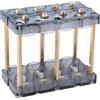 Zkydhbd 21700 Kit di stoccaggio della batteria del supporto della cassa della batteria per la soluzione di alimentazione, configurazioni giuntabili 1S8P 2S4P 4S2P 8S1P