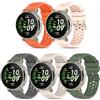 CHULN 5 Pezzis Cinturino per Amazfit Active 3 Premium/Active 2/2 Square/Active/GTR Mini/GTS 4/GTS 4 Mini/Bip 3 Pro, 20mm Regolabile Sportiva Cinturino in Silicone di Ricambio per Smartwatch.