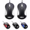 SOONGO Computer Mini USB Wired Optical Mouse Portable for Laptop, Notebook, MacBook - Silver