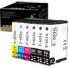 Amla 6 Cartucce Compatibile con Epson 603XL per Epson 603 Epson XP 2100 XP 2105 XP 3100 XP 3105 XP 4100 XP 4105 XP 4150 XP 4155 Epson WF-2810 WF-2820 WF-2830 WF-2835 WF-2840 WF-2845 WF-2850 WF-2870