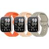 CHULN 3 Pezzis Silicone Cinturino Compatibile con Amazfit Balance 2/Balance/Active Max/Bip 6/Bip 5/Cheetah/Cheetah Pro, 22mm Sportivo Braccialetto di Ricambio per Smartwatch.(No host)