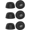 Wiki VALLEY Tappi per le orecchie Huawei FreeBuds Pro, 3 paia di cuscinetti antiscivolo in silicone, compatibili con FreeBuds Pro (in custodia di ricarica) - Nero