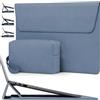 HYZUO 13,3-14 Pollici Borsa Custodia PC Portatile con Supporto Regolabile per MacBook Pro 14 M5/M4/M3/M2/M1 Pro/Max A3426 A3427 2026-2021, MacBook Air/Pro 13,3, 13,8-13,5 Surface Laptop, Blu Haze