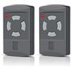 Ghekkli Telecomando di ricambio Hörmann HSM4-40, 40,685 MHz Telecomando per porta da garage Compatibile con Hörmann HSM2-40, HS2-40, HS4-40, HSE2-40, HSE4-40, tasto grigio 4 canali, 2 pezzi