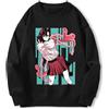 Gooyeh DAN DA DAN Felpa con cappuccio anime per bambini, Ayase Momo/Okarun/Turbo Granny, felpa con cappuccio in poliestere a maniche lunghe, Dandadan Merch Cute Cartoon Hoodie DAN DA DAN, Okarun, 150