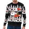 Generico Maglioni Natalizi Divertenti Maglione Natalizio Uomo, Ugly Christmas Sweater Ugly Babbo Natale Maglione di Natale Divertente Brutto Christmas Jumper Renne di per Uomo 2025