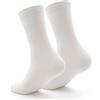 Pedsox, Calze Resistenti Monouso per Sport e Lavoro, in 100% Cotone, Confezione da 100 paia, Unisex, Taglia Unica, Bianco