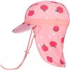 MK MATT KEELY Cappello da Sole Bambino Cappello Estivo Asciugatura Rapida Neonato Protezione Nuca Ragazzi Ragazze per 1-10 Anni,Pesca Rosa