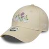 New Era Berretto da donna 9FORTY con perline, beige chiaro