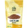 CIBO CRUDO crudo biologico vegan Semi di Lino Biologici - 250g. Semi di Lino Bio Bruni Ricchi di Omega3 Fibre Sali Minerali e Omega3. Semi Oleosi. Organic Flaxseed.