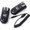 Yongnuo RF-603 N II - kit di 2 trigger wireless per fotocamere Nikon (2,4 GHz, 120 m, AAA), nero
