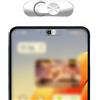 Getdoublerich Copertura per webcam, copertura per la privacy della fotocamera frontale per telefono Android, adesivo di protezione per fotocamera per smartphone (argento)