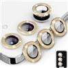 SHSJYA Diamond Eagle Eye - Protezione per obiettivo del telefono per Samsung Galaxy S23 / S23Plus / S23Ultra / S23FE, facile installazione, anti-caduta, antigraffio, pellicola protettiva (oro, per