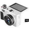 Nucelit Fotocamera digitale 8K Videoregistratore digitale Vlog 18X Videoregistratore 180 gradi Flipping Screen Wifi Webcam Camera
