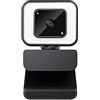 Nucelit Webcam per computer 2K 3 ingranaggi luce di riempimento regolabile automatica per messa a fuoco Free Drive Web Camera per computer portatile Registrazione video USB Web Camera con luce per
