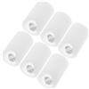 BATHVEVE Protezioni per Maniglie Porte in Silicone 6 Pezzi Copri-maniglie Anticollisione Trasparenti, Paraspigoli di Sicurezza, Copri Manopole per Mobili da Cucina e Cassetti,