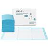 Kikido 50x Traversine Neonato Fasciatoio 40x60 cm - Teli Assorbenti Cambio Pannolino - Traverse Neonati e Bambini - Morbide, Assorbenti e Impermeabili - Telini Igienici 60x40