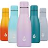 BJPKPK Insulated Water Bottle 12oz Small Stainless Steel Water Bottles Reusable Metal Thermos Keep Cold and Hot,Dreamy Purple