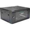 Digitus DN-W19 04U/450/B rack 4U Da parete Nero DN-W19 04U/450/B
