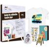 TriUnytion Carta per Sublimazione A4, 210 x 297 mm 100 g/m² 100 Fogli Carta per Trasferimento per Magliette Tazze Metallo Ceramica Vetro, Compatibile con Epson, Roland, Mutoh, Mimaki Stampante