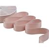 Furlanis - Nastro Doppio Raso, Tessuto Italiano - Rosa Cipria Scuro, 25 mm x 50 m