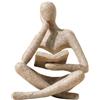 UTTCMK Statua pensatore decorativa per libreria, arte astratta che legge pensatore, scultura estetica, moderna decorazione per la casa per soggiorno, ufficio, scaffali, tavolino da caffè, scrivania
