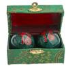 lachineuse - Palline cinesi antistress smaltate - Qi Gong Balls - ⌀ 45 mm | Palline della salute - Set regalo Zen - Articolo Feng Shui giapponese/cinese - Verde