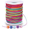 Alyvisun Multicolore Filo Elastico Per Braccialetti, 1mm X 100m Elastico Per Braccialetti, Filo Colorato Per Braccialetti Per Regali Fai Da Te, Creazione Di Bracciali, Collane E Lavori Creativi