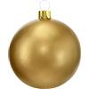 WELL HOME MOBILIARIO & DECORACIÓN Well Home Palla di Natale Gonfiabile Dorata Ø4,5 cm con Ventosa e Accessori