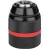 Taotalhomy Mandrino per trapano, campo di serraggio 0,8-10 mm, mandrino autoserrante filettato 3/8-24UNF in metallo con funzione autobloccante a cricchetto per uso industriale