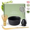 comforder Kit Matcha Nero con Bowl in Ceramica e Frustino Matcha.