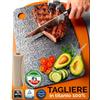 NovaFrame Tagliere in Titanio per Cucina 100% Puro 40x30cm - Tagliere Titanio Doppia Faccia Antibatterico - Taglieri in Titanio per Cucina Ultra Resistente - Titanium Cutting Board Professionale