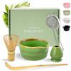 comforder Kit Matcha Verde con Bowl in Ceramica e Frustino Matcha.