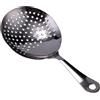 BATHVEVE Colino per Cocktail in Acciaio Inossidabile 304, Scolapasta Fine per Ghiaccio e Polpa, Utensile Professionale per Barman e Mixologist in Nero