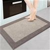 DOMUSTEX Tappeto Cucina 60 x 90 cm, Tappeto Antiscivolo e Lavabile in Lavatrice, Tappetino d'Ingresso Assorbenti per Cane, Corridoio, Bagno
