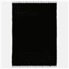 THEKO | Tappeto Dhurry in 100% cotone a tessitura piatta Tappeto Happy Cotton | Tessuto a mano | Colore: nero | 90x160 cm
