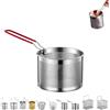 Generico Cestello per Pasta in Acciaio Inox,Divisorio per Cottura,Cestello per Pasta separata,Mestolo per Spaghetti,Cestelli Separato per Pentola Ideale per Scolare Spaghetti e Noodles Set, per verdure