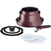 Tefal Ingenio IH Brown Unlimited Tefal - Set di 9 pentole + induzione, tutti i piani cottura + induzione - L3859192