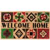 Sicignano Casalinghi Ingrosso Casalinghi Sicignano | Zerbino in Fibra di Cocco Rettangolare Gulliver 40x70 cm con Fondo Antiscivolo, Tappeto Ingresso Esterno Interno, Pulizia Casa Ufficio (2, Welcome Home)