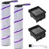 YYDSLEE Spazzola a rullo e filtro per Rowenta X-Clean 10 / Narwal S20 Pro, accessori di ricambio per aspirapolvere a umido e a secco, set di 5 pezzi di ricambio, 2 spazzole a rullo + 2 filtri di