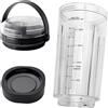 AUMUA Accessori di ricambio per frullatore portatile Ninja Blast, tazza da 530 ml con coperchio e tappo inferiore compatibile con Ninja Blas BC151 BC100 CL155 Series Mini mixer spremiagrumi